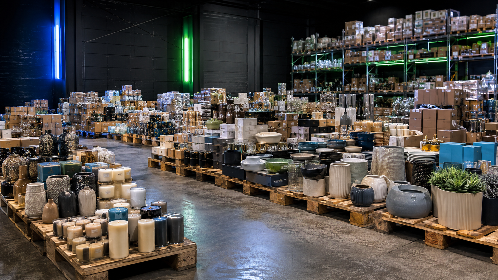 Palettes de déstockage maison décoration et bazar